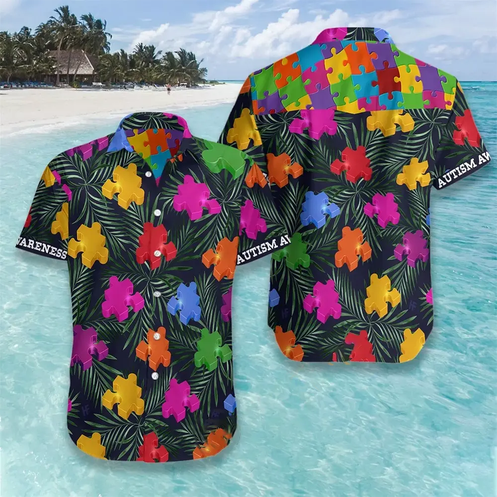 Autism Tropical Hawaiian shirts