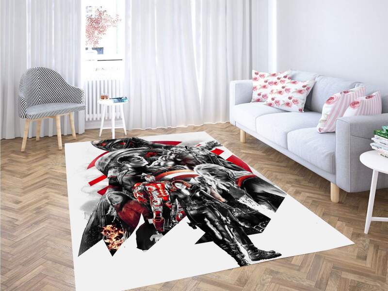 Avengers Age Of Ultron Character Carpet Rug