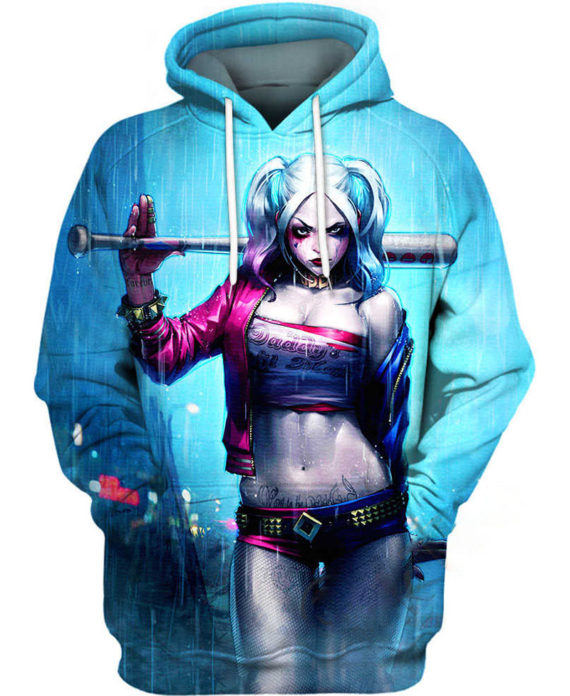 Bad Girl Hoodie 3D