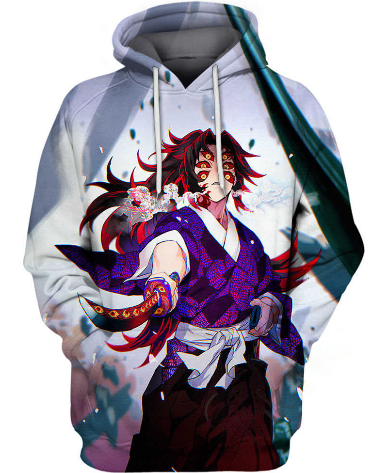Badass Kokushibou Hoodie 3D