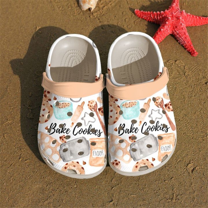 Baking Cookies Crocs Clog Shoes