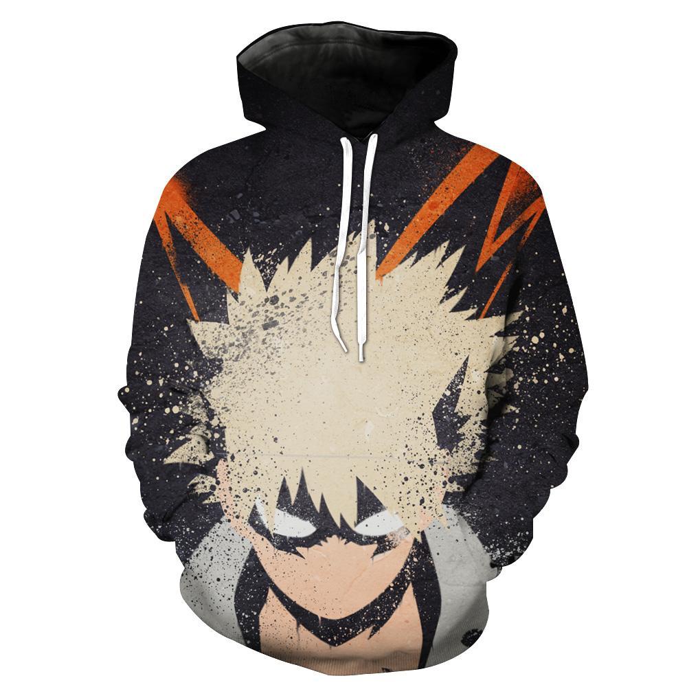 Bakugo My Hero Academia Bakugo Hoodie 3D