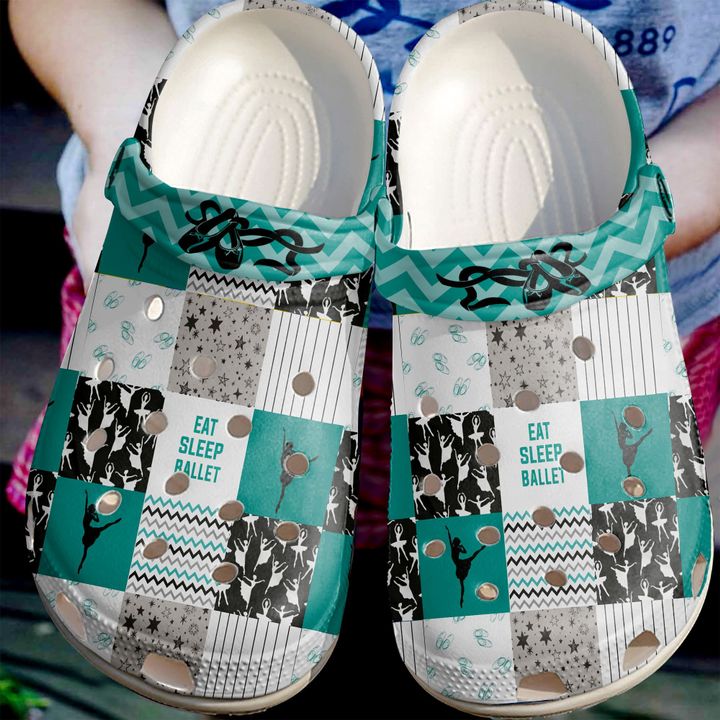 Ballet Eat Sleep Crocs Clog Shoes