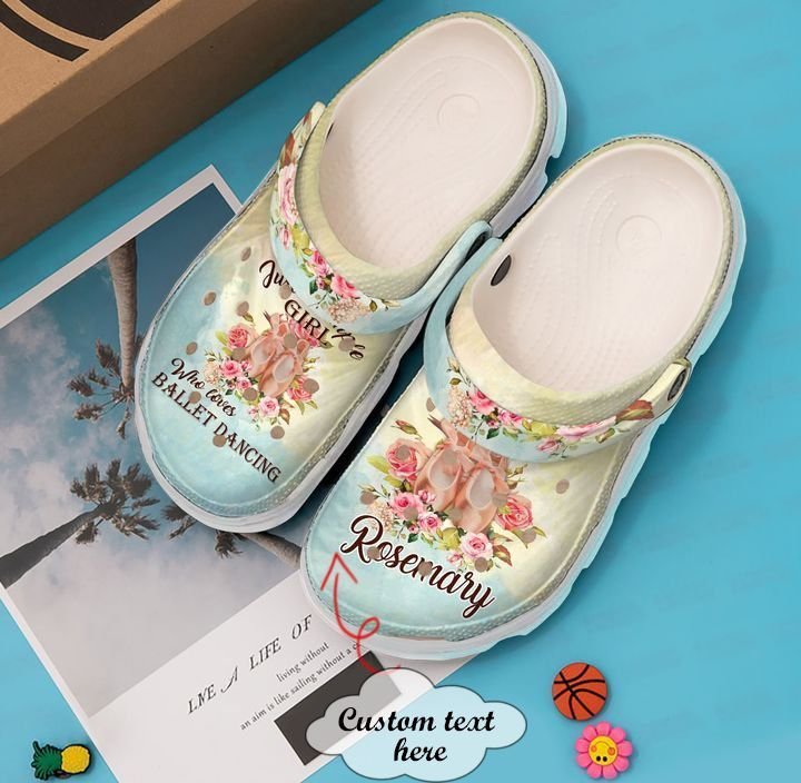 Ballet Personalized Just A Girl Crocs Clog Shoes