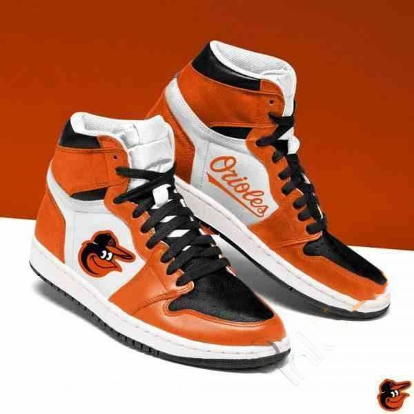 Baltimore Orioles Mlb Baseball Custom Air Jordan Shoes