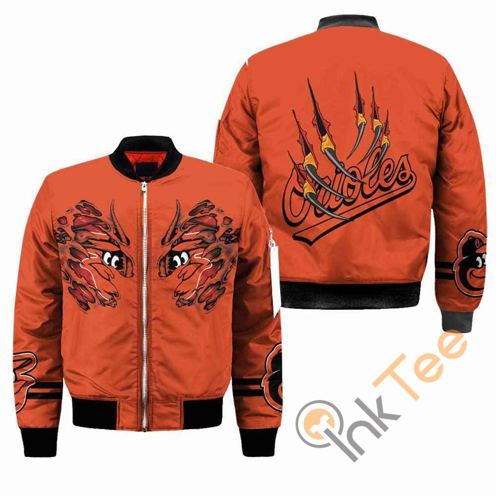Baltimore Orioles MLB Claws Apparel Best Christmas Gift For Fans Bomber Jacket