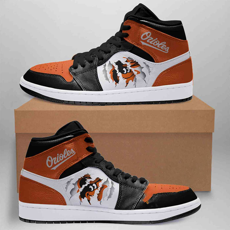 Baltimore Orioles Mlb Custom Air Jordan Shoes