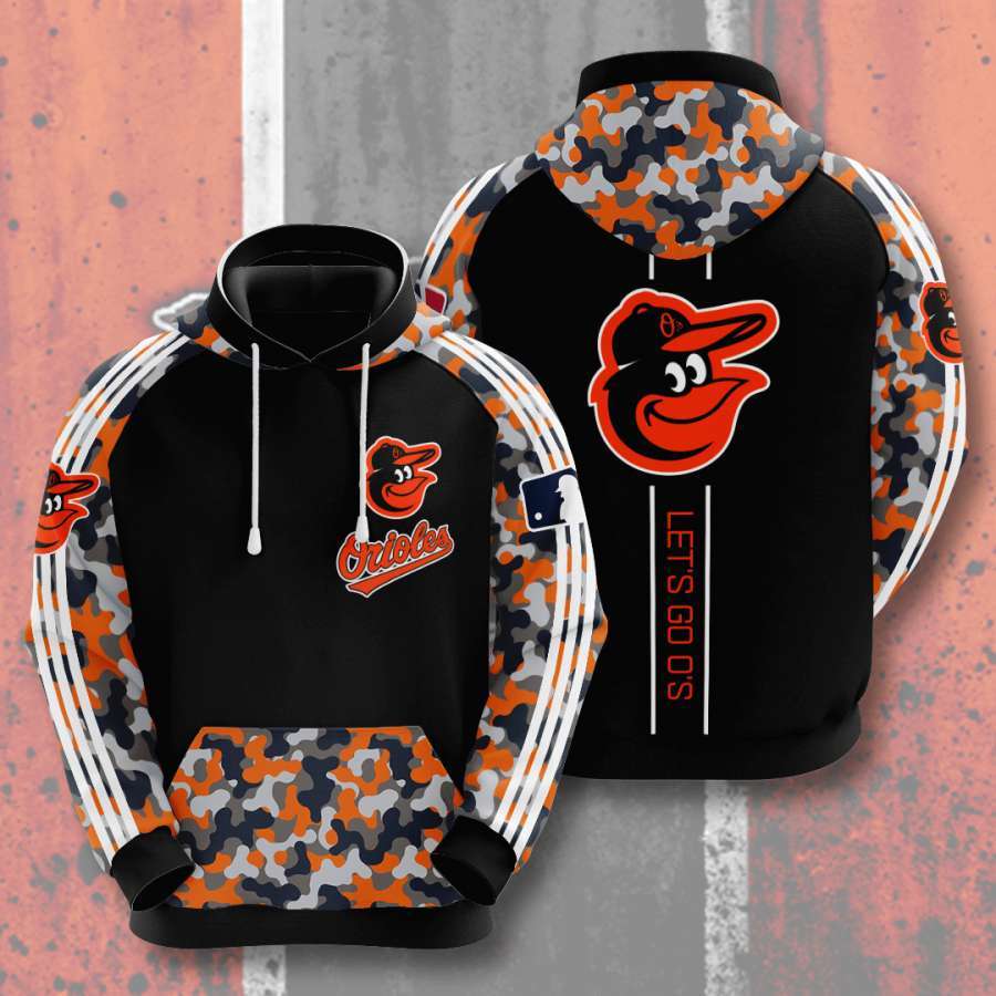 Baltimore Orioles Custom Hoodie 3D