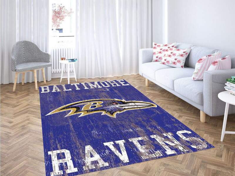 Baltimore Ravens Background Carpet Rug