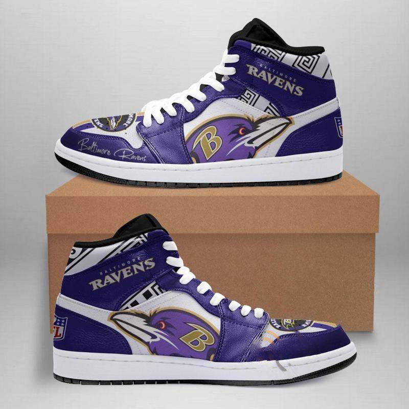Baltimore Ravens Custom Air Jordan Shoes