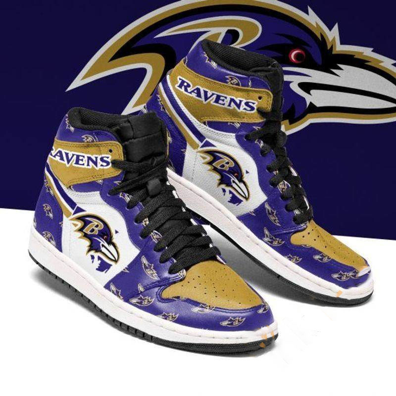 Baltimore Ravens Custom Air Jordan Shoes
