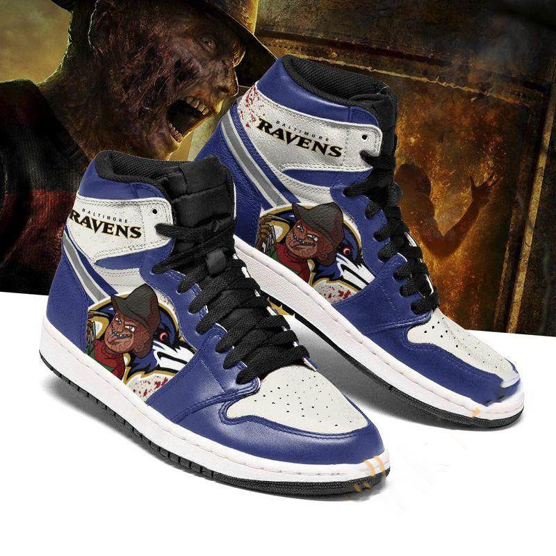 Baltimore Ravens Custom Sneaker Air Jordan Shoes