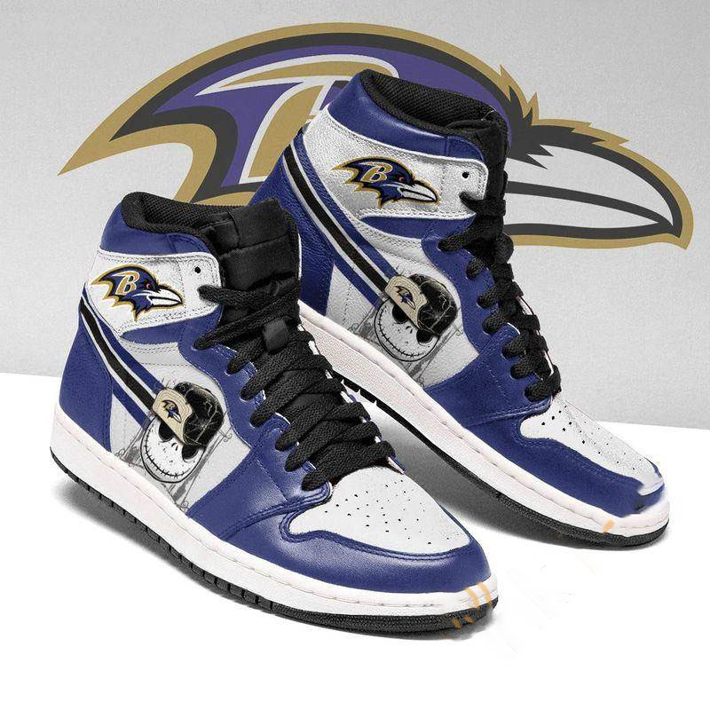 Baltimore Ravens Custom Sneaker Air Jordan Shoes