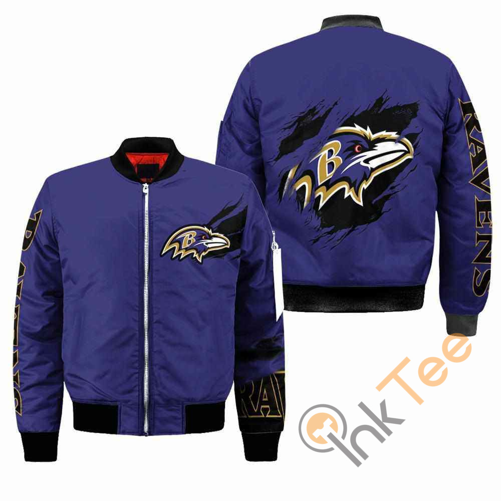 Baltimore Ravens NFL Apparel Best Christmas Gift For Fans Bomber Jacket