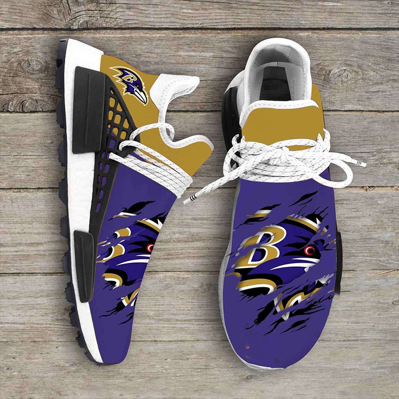 Baltimore Ravens Nfl Sport Teams NMD Human Shoes