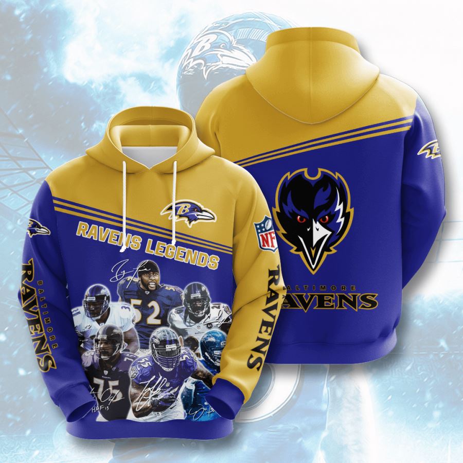 Baltimore Ravens Custom Hoodie 3D