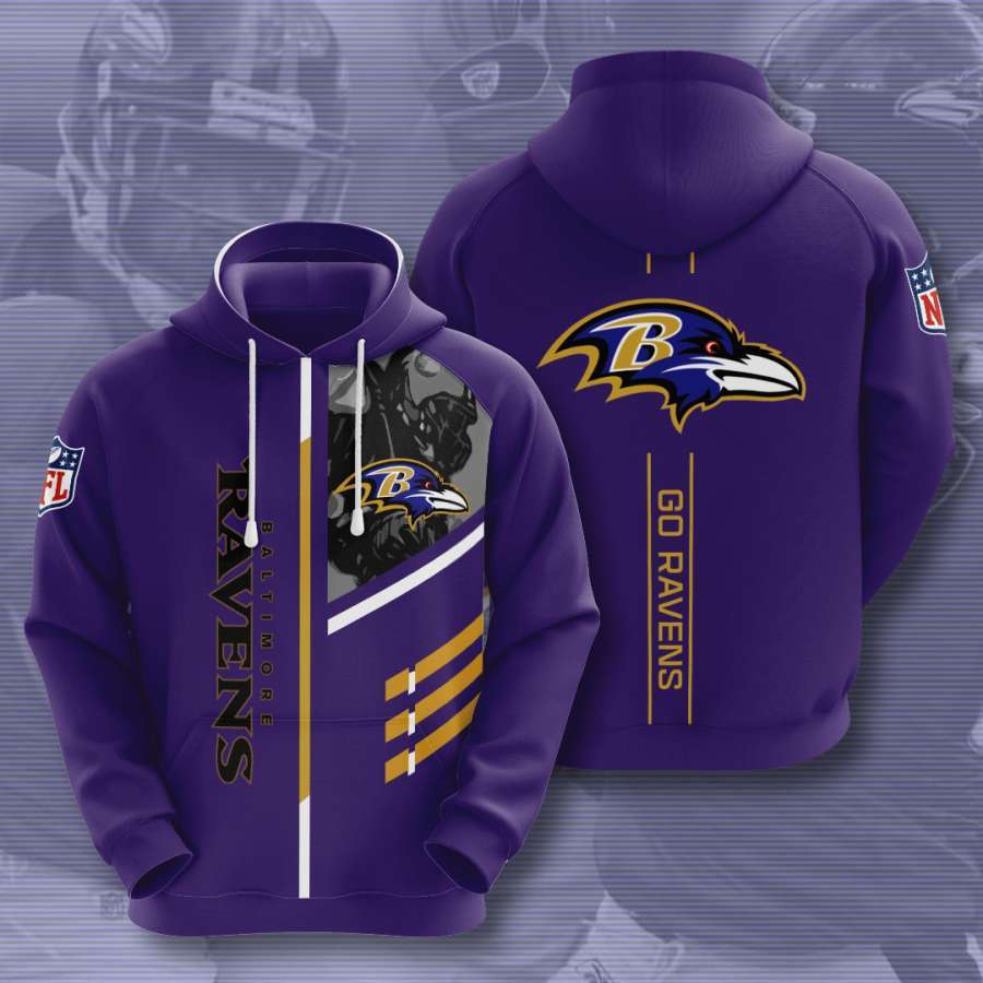 Baltimore Ravens Custom Hoodie 3D