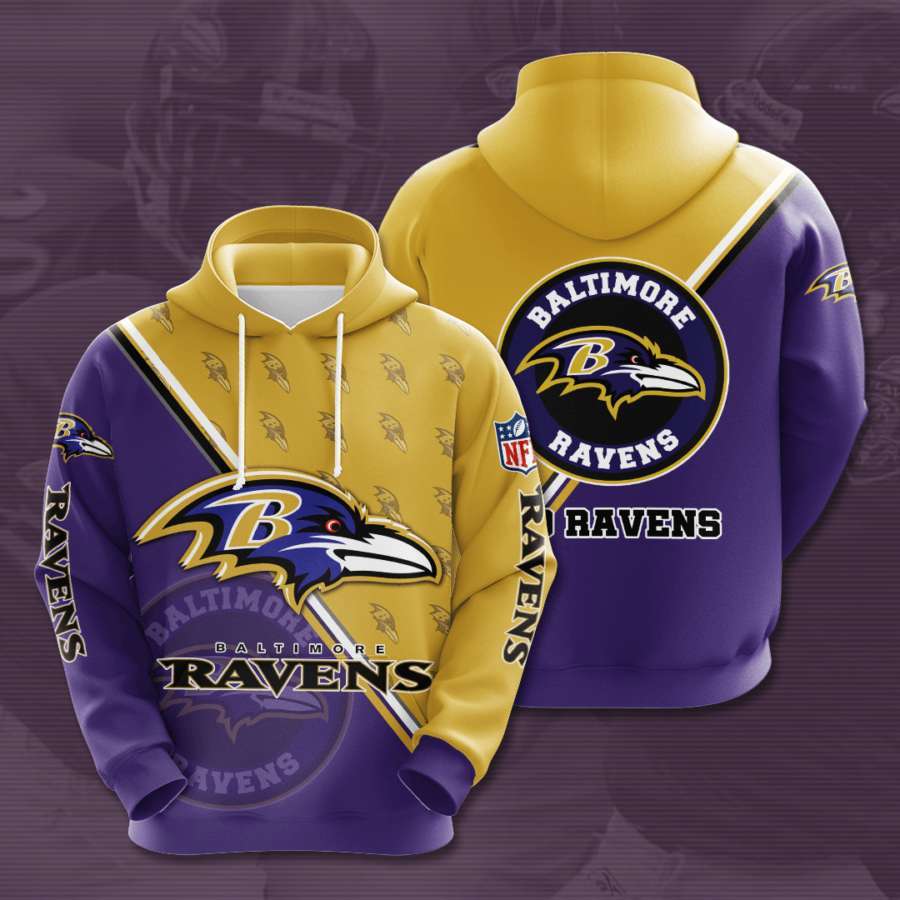 Baltimore Ravens Custom Hoodie 3D