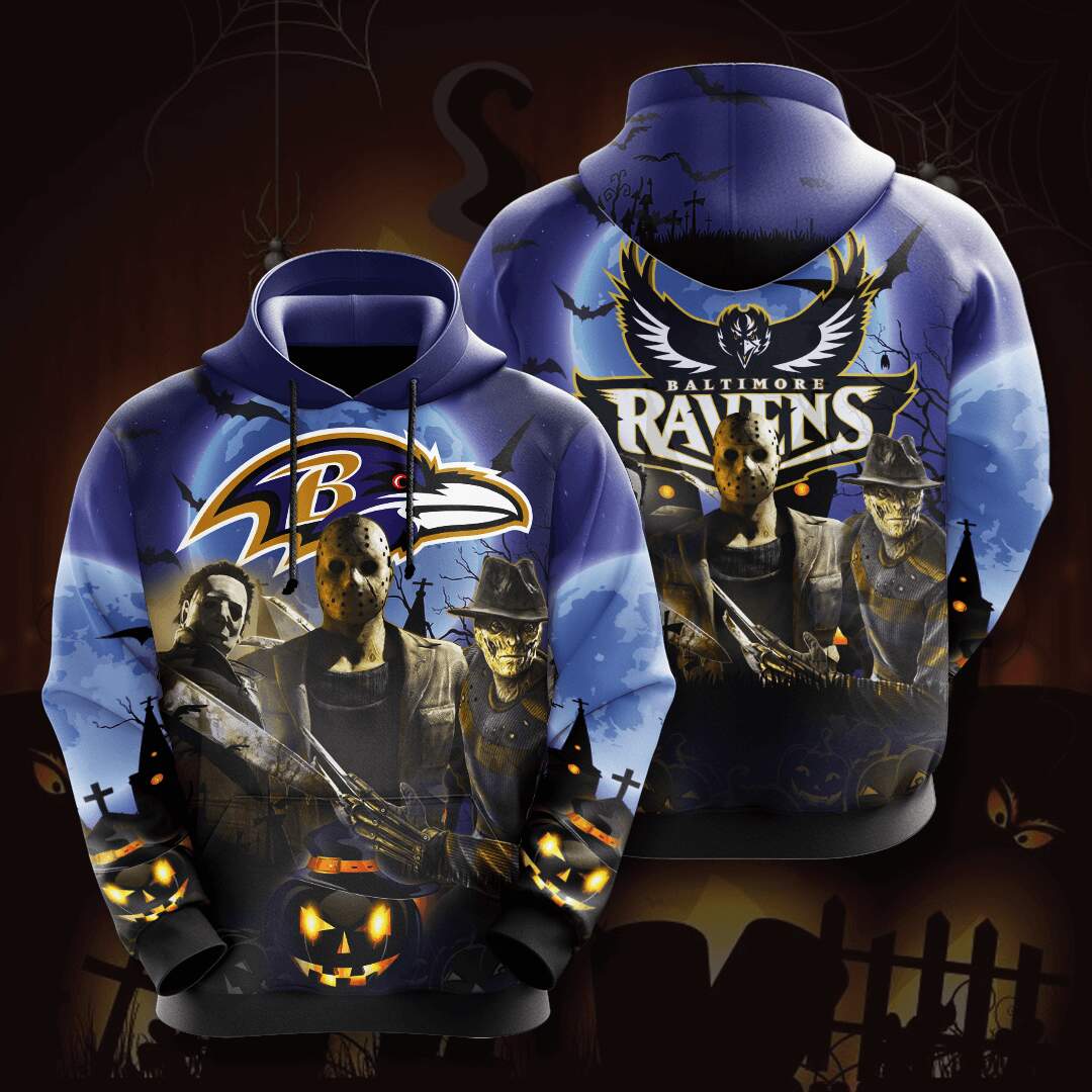Baltimore Ravens Custom Hoodie 3D