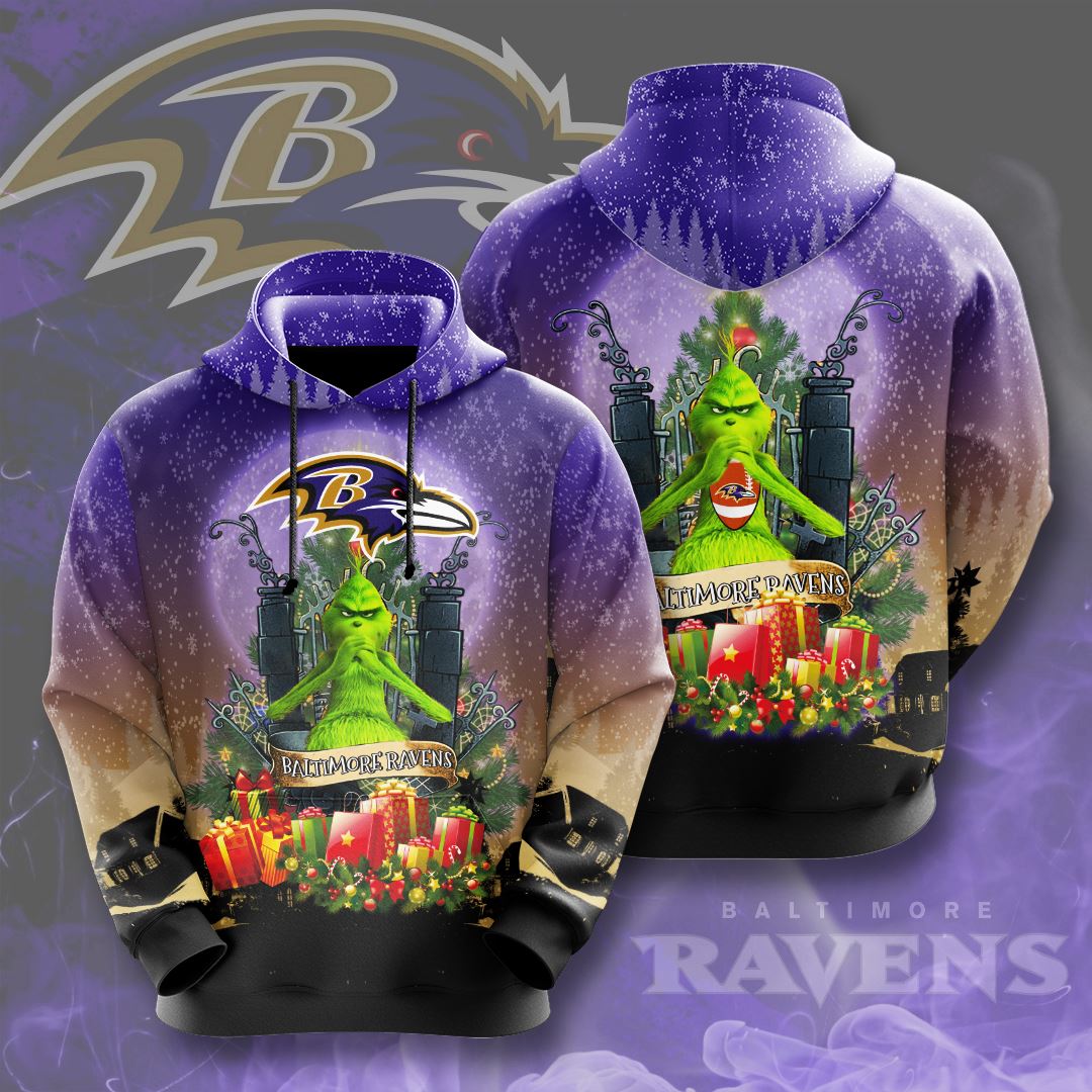 Baltimore Ravens Custom Hoodie 3D