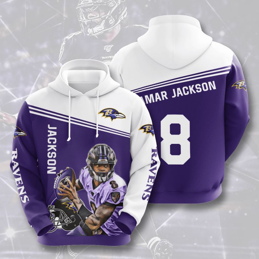 Baltimore Ravens Custom Hoodie 3D
