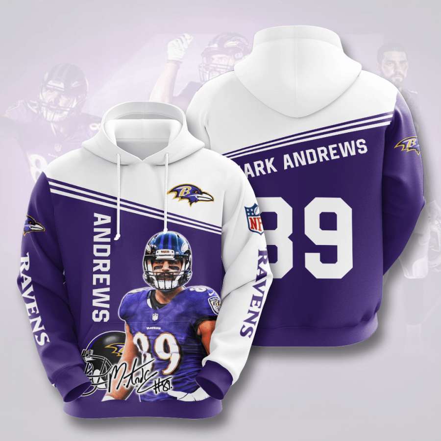 Baltimore Ravens Custom Hoodie 3D