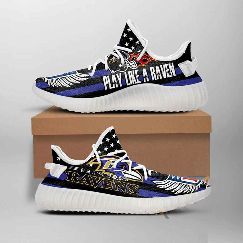 Baltimore Ravens Play A Raven Nfl Yeezy Boost