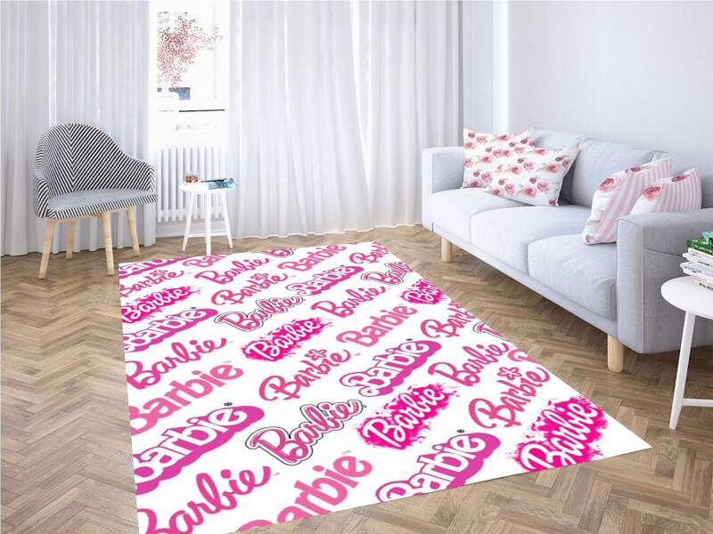 Barbie Background Carpet Rug