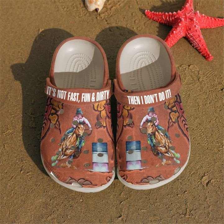 Barrel Racing It’s Not Fast Crocs Clog Shoes