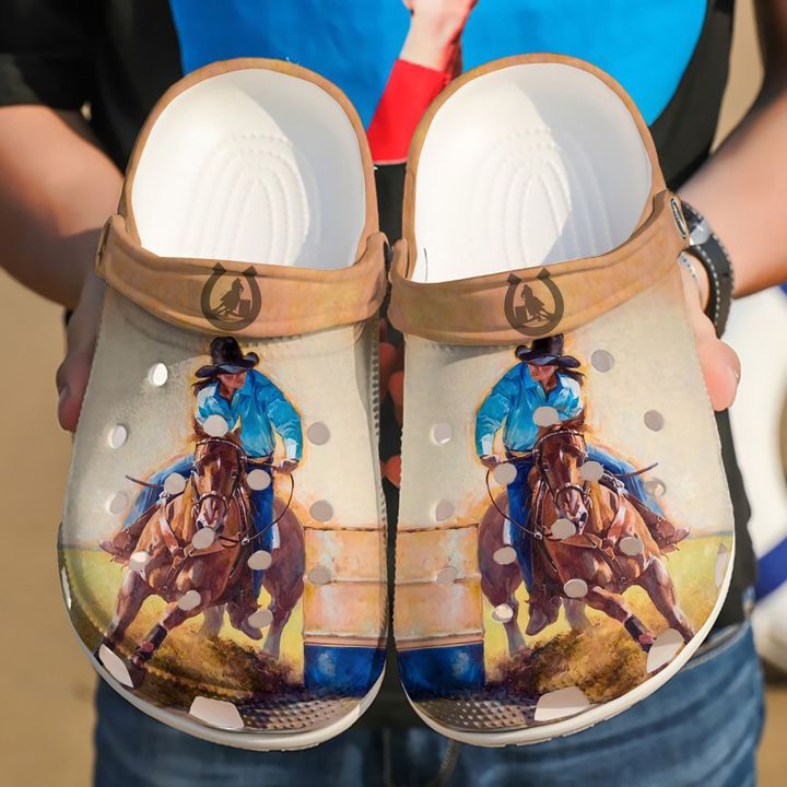 Barrel Racing Life Crocs Clog Shoes