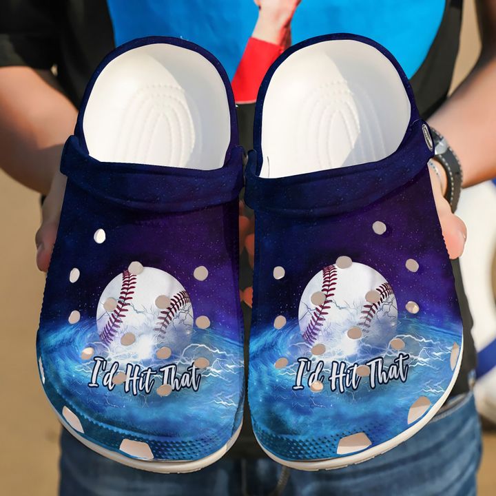 Baseball I Hit Crocs Clog Shoes