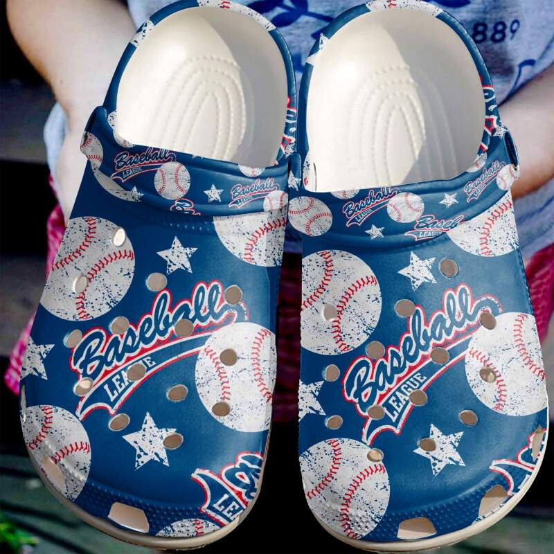 Baseball League Crocs Clog Shoes