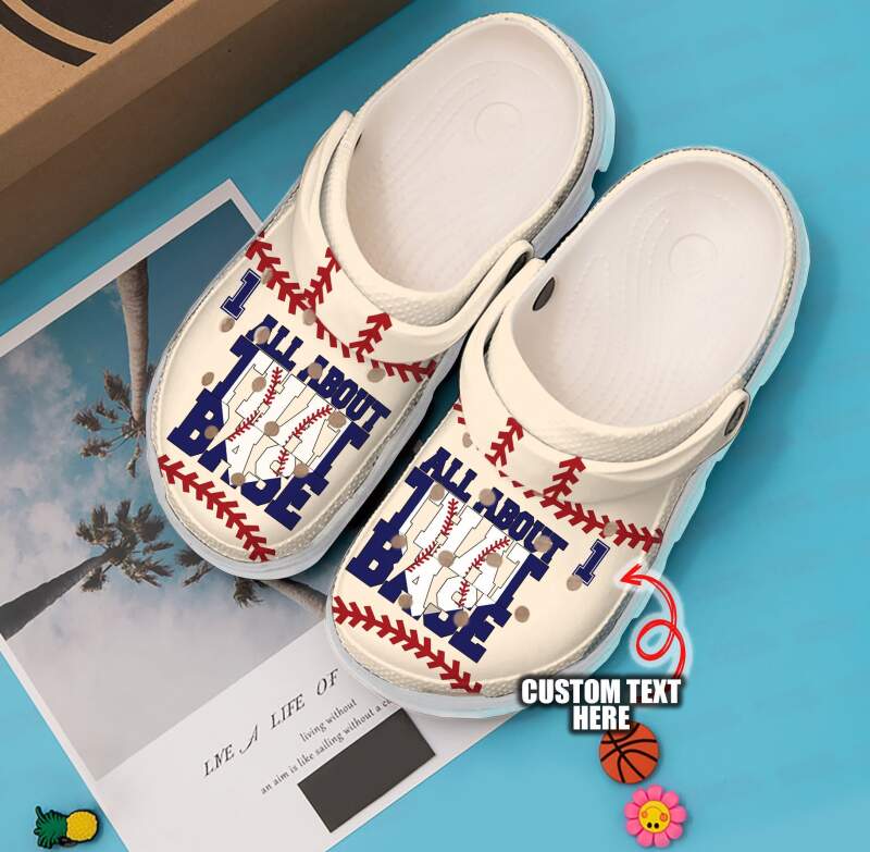 Baseball Personalized All About Crocs Clog Shoes