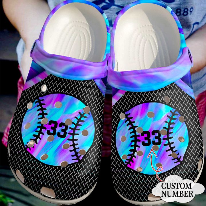 Baseball Personalized Color Mix Crocs Clog Shoes