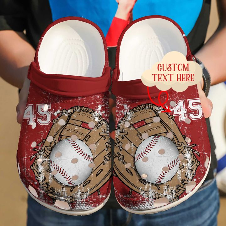 Baseball Personalized Colorful Crocs Clog Shoes