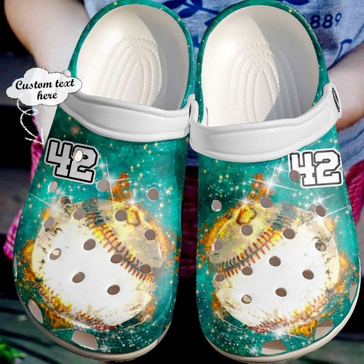 Baseball Personalized Galaxy Lovers Crocs Clog Shoes