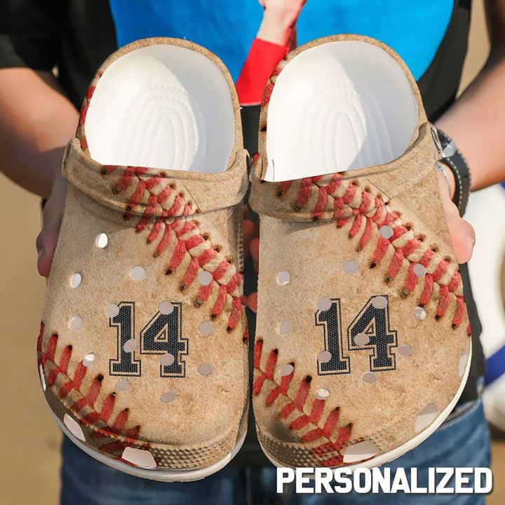 Baseball Personalized Love Crocs Clog Shoes