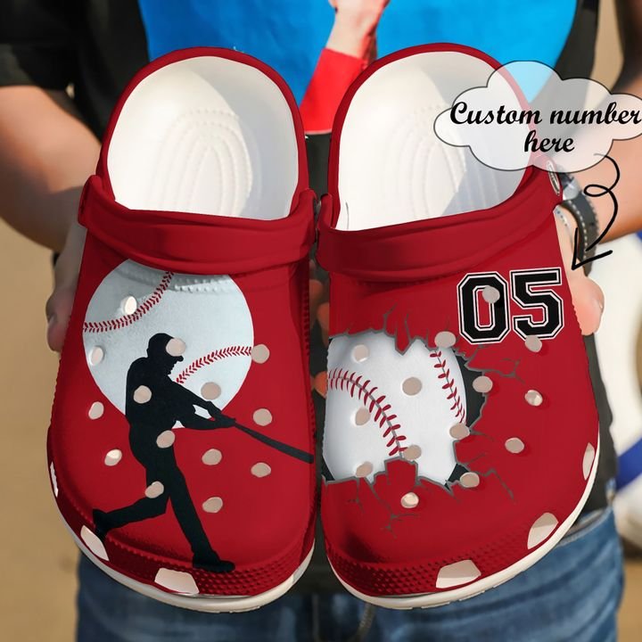 Baseball Personalized Player Crocs Clog Shoes
