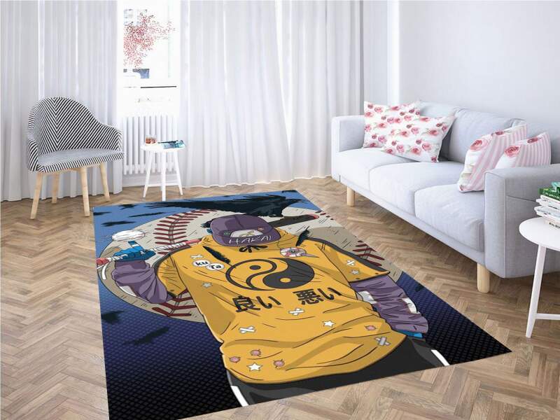 Baseball Player Carpet Rug