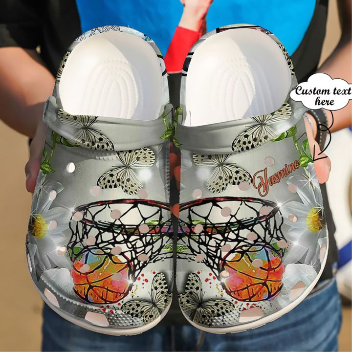 Basketball Personalized Daisy Crocs Clog Shoes