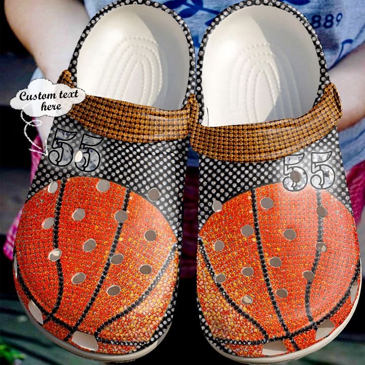 Basketball Personalized Diamond Crocs Clog Shoes