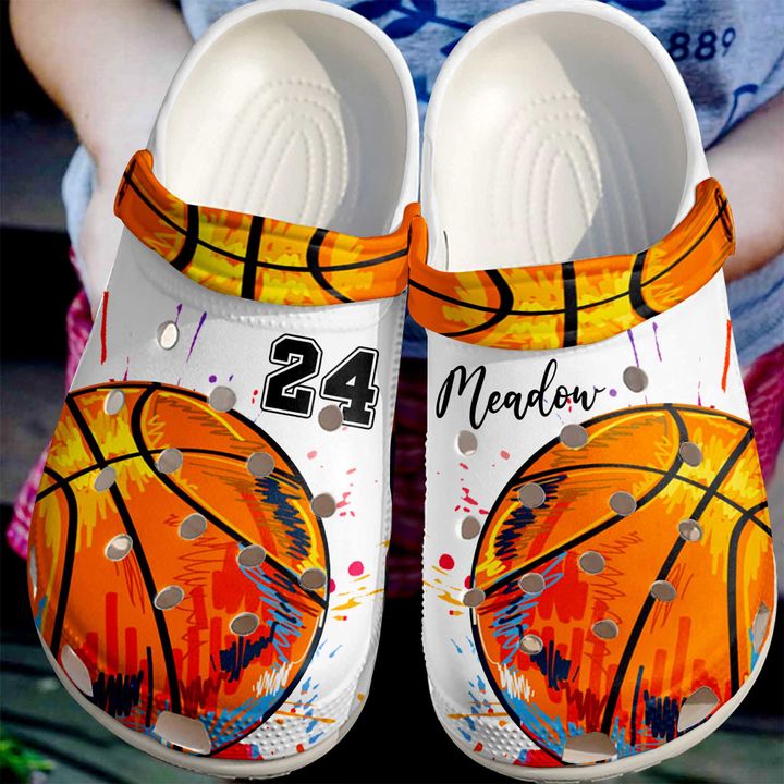 Basketball Personalized I Love Crocs Clog Shoes