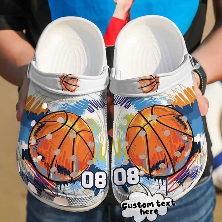 Basketball Personalized Lovers Crocs Clog Shoes
