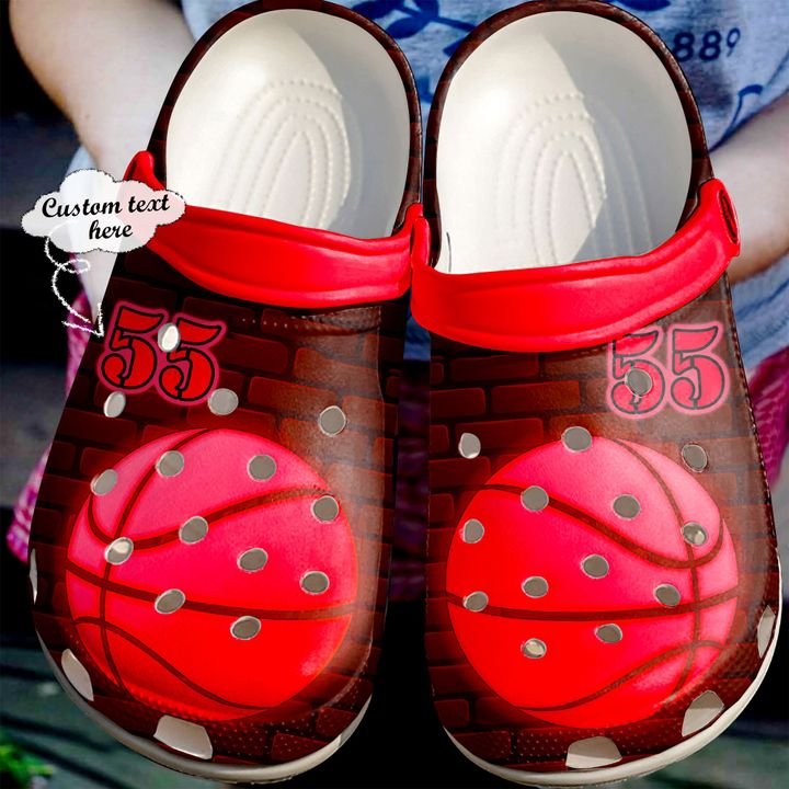 Basketball Personalized Neon Crocs Clog Shoes