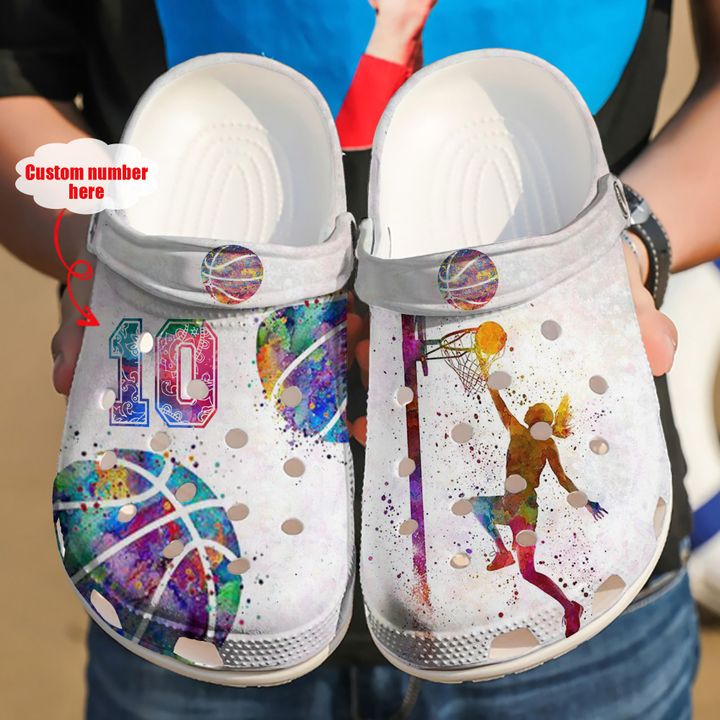 Basketball Personalized Player Crocs Clog Shoes