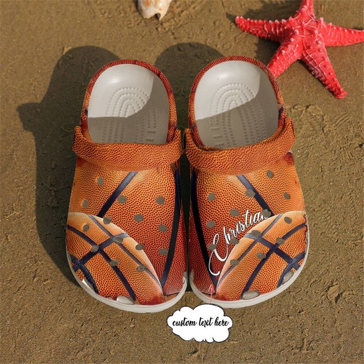 Basketball Personalized Texture V2 Crocs Clog Shoes