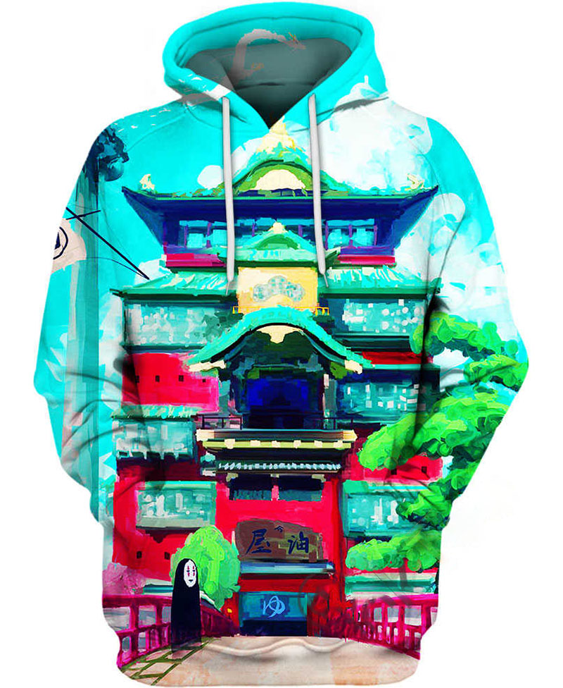 Bathhouse Spirited Away Hoodie 3D