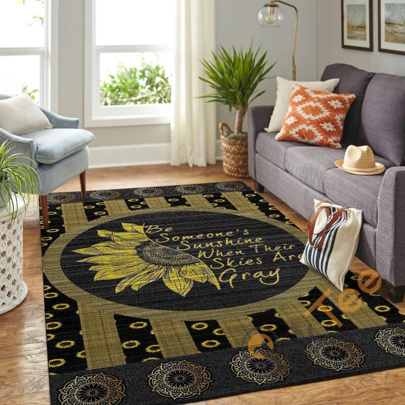 Be Someone’s Sunshine When Their Shies Are Grey Hippie Floor Decor Soft Living Room Bedroom Carpet Highlight For Home Rug
