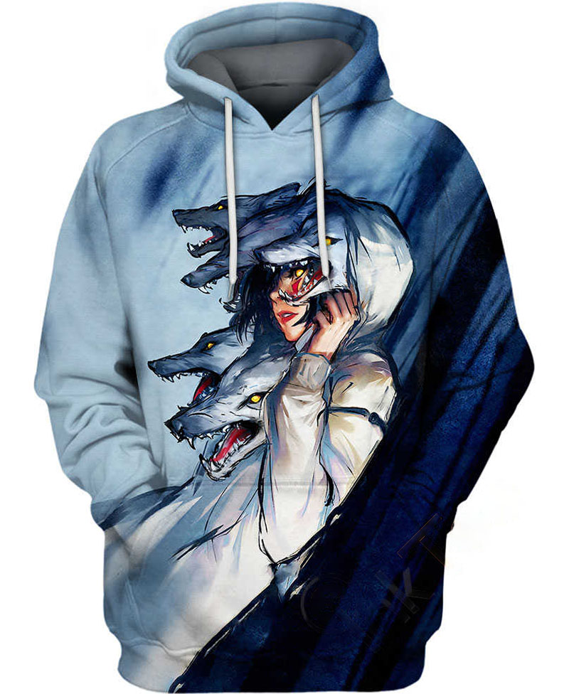 Beast Princess Mononoke Hoodie 3D