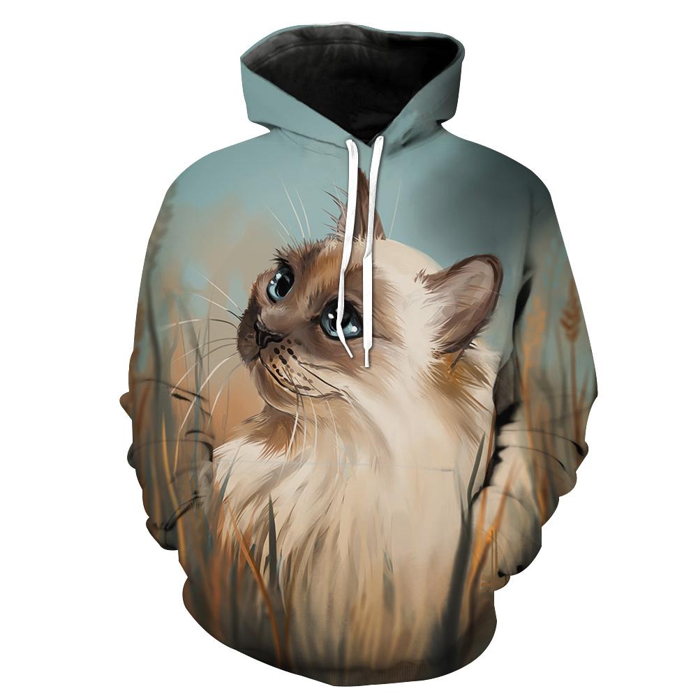 Beautiful Cat Animal Hoodie 3D
